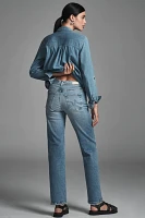 AG Brinley High-Rise Straight-Leg Jeans