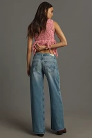 AG Adria Mid-Rise Wide-Leg Jeans