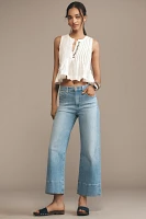 AG Saige High-Rise Wide-Leg Crop Jeans