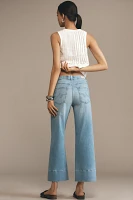 AG Saige High-Rise Wide-Leg Crop Jeans