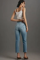 AG Mari Mid-Rise Crop Straight-Leg Jeans