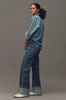 Joe's Jeans Trixie Cuffed Trouser High-Rise Wide-Leg