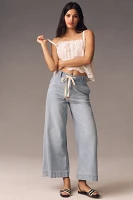 Joe's Jeans The Addison Tie-Waist High-Rise Wide-Leg