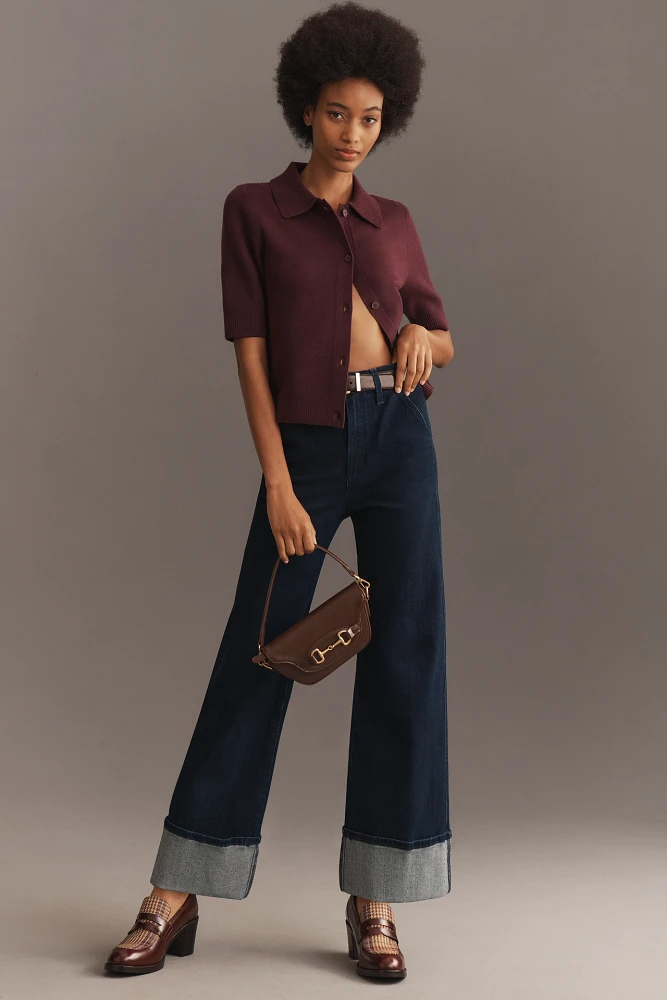 Joe's Jeans Trixie High-Rise Wide-Leg