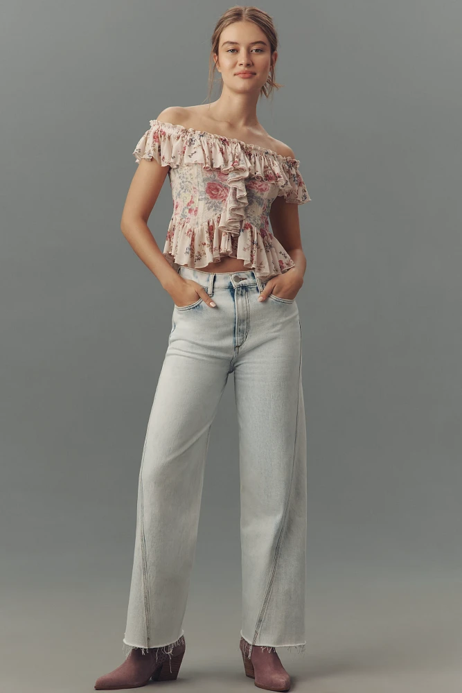 Joe's Jeans Twisted Mia High-Rise Wide-Leg