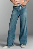 Joe's Jeans Ryan Tie-Waist Mid-Rise Wide-Leg