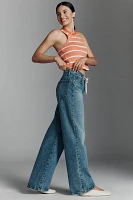 Joe's Jeans Ryan Tie-Waist Mid-Rise Wide-Leg