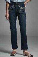 Joe's Jeans The Margot Crystal High-Rise Slim Ankle