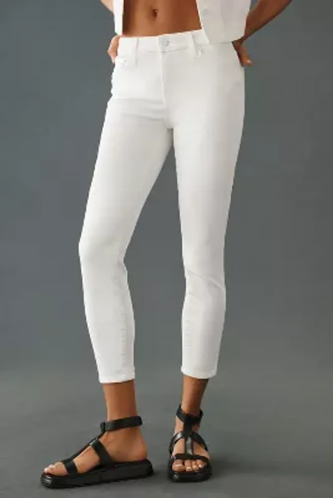 Paige Hoxton Mid-Rise Crop Skinny Jeans