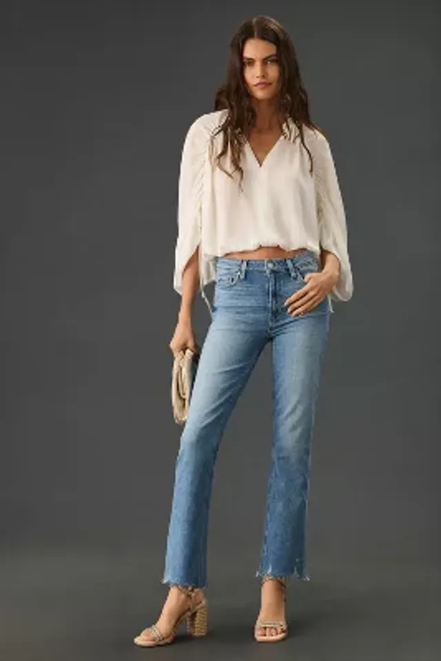 Paige The Cindy High-Rise Straight-Leg Jeans