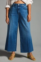 PAIGE Anessa Crop High-Rise Wide-Leg Jeans