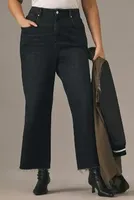 Paige Anessa High-Rise Wide-Leg Crop Jeans