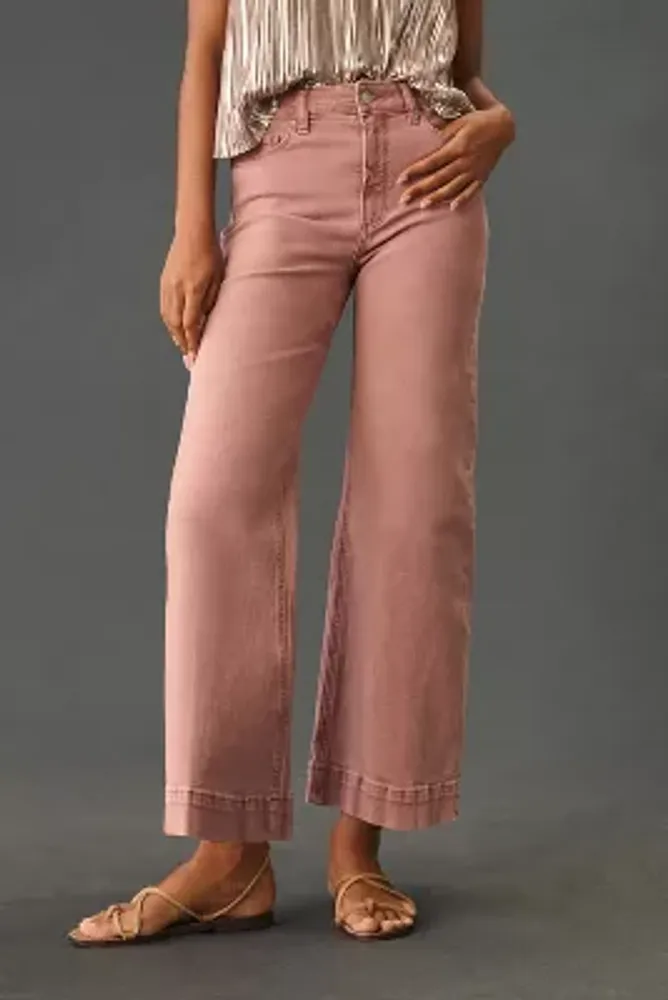 Paige Anessa High-Rise Crop Wide-Leg Jeans