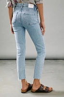 PAIGE Cindy Mid-Rise Slim Straight Jeans