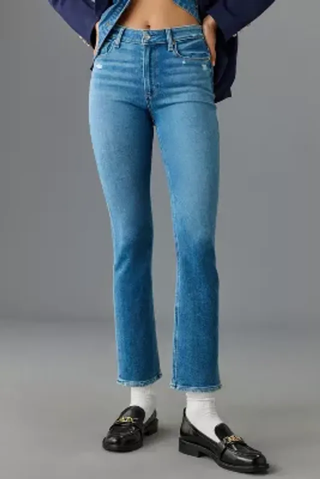 Paige Cindy High-Rise Crop Straight-Leg Jeans