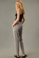 Paige Drew High-Rise Wide-Leg Cargo Jeans