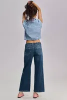 Paige Harper High-Rise Wide-Leg Jeans