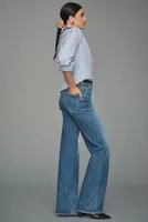 Paige Sasha High-Rise Wide-Leg Jeans