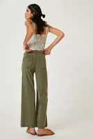 Paige Carly High-Rise Cropped Wide-Leg Jeans