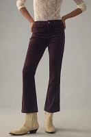 PAIGE Claudine Velvet High-Rise Crop Flare Jeans