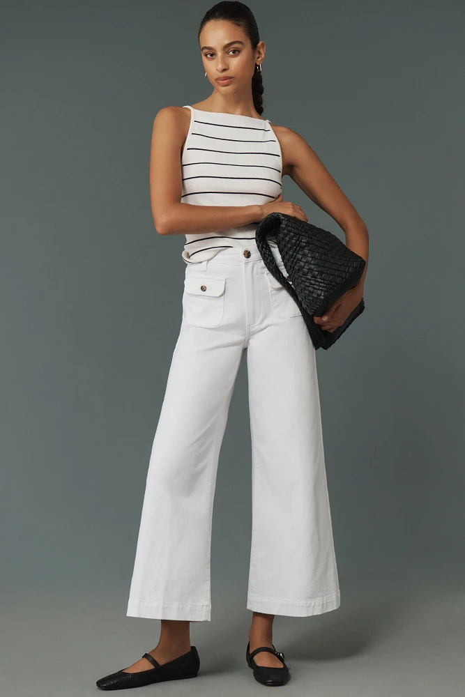 PAIGE Harper High-Rise Wide-Leg Jeans