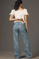 Paige Sonja Low-Rise Wide-Leg Jeans