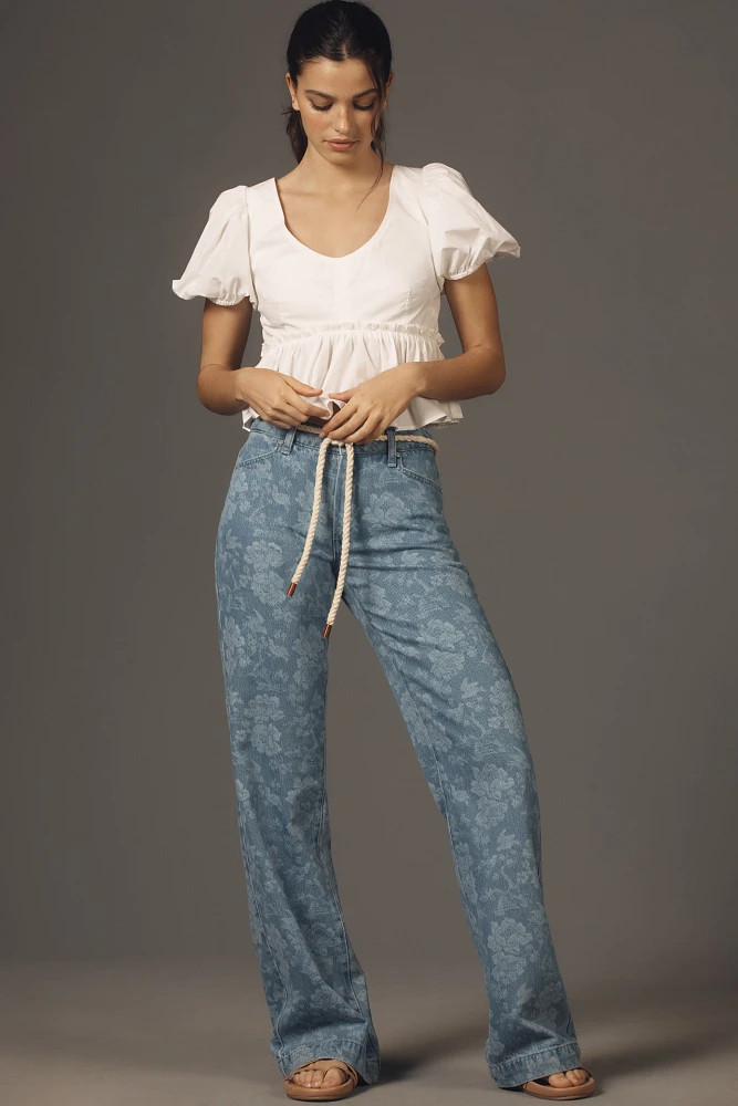 PAIGE Sonja Low-Rise Wide-Leg Jeans