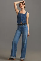 PAIGE Sasha Cuffed High-Rise Wide-Leg Jeans