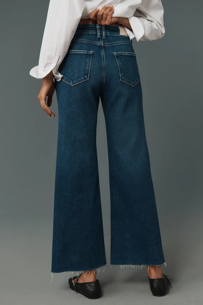 PAIGE Anessa High-Rise Wide-Leg Crop Jeans