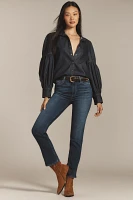 PAIGE Cindy High-Rise Straight-Leg Jeans