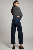 PAIGE Anessa High-Rise Wide-Leg Crop Jeans