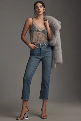 PAIGE Billie Crop High-Rise Straight-Leg Jeans