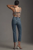 PAIGE Billie Crop High-Rise Straight-Leg Jeans