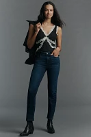 PAIGE Cindy High-Rise Straight-Leg Ankle Jeans