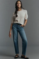 PAIGE Alexis Barrel Leg High-Rise Cuffed Jeans