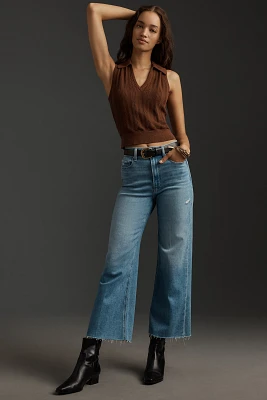 PAIGE Anessa High-Rise Crop Wide-Leg Jeans