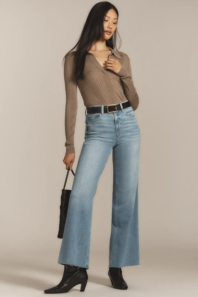 PAIGE Anessa High-Rise Wide-Leg Jeans