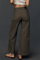 PAIGE Ari High-Rise Wide-Leg Tie-Waist Jeans