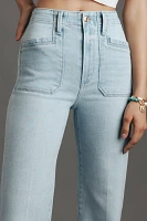Paige Anessa High-Rise Wide Leg Jeans