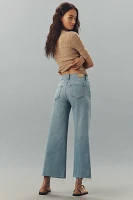 PAIGE Anessa Crop High-Rise Wide-Leg Jeans