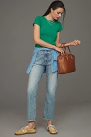 PAIGE Billy High-Rise Straight-Leg Crop Jeans