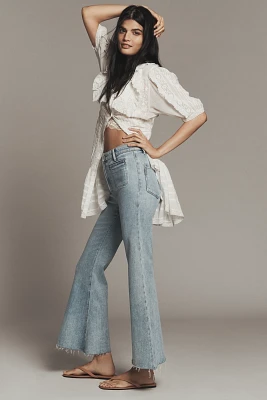 PAIGE Marlow Skimmer High-Rise Flare Jeans