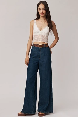 PAIGE Cameron High-Rise Wide-Leg Jeans