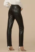 Wrangler Walker Coated High-Rise Slim Straight-Leg Jeans