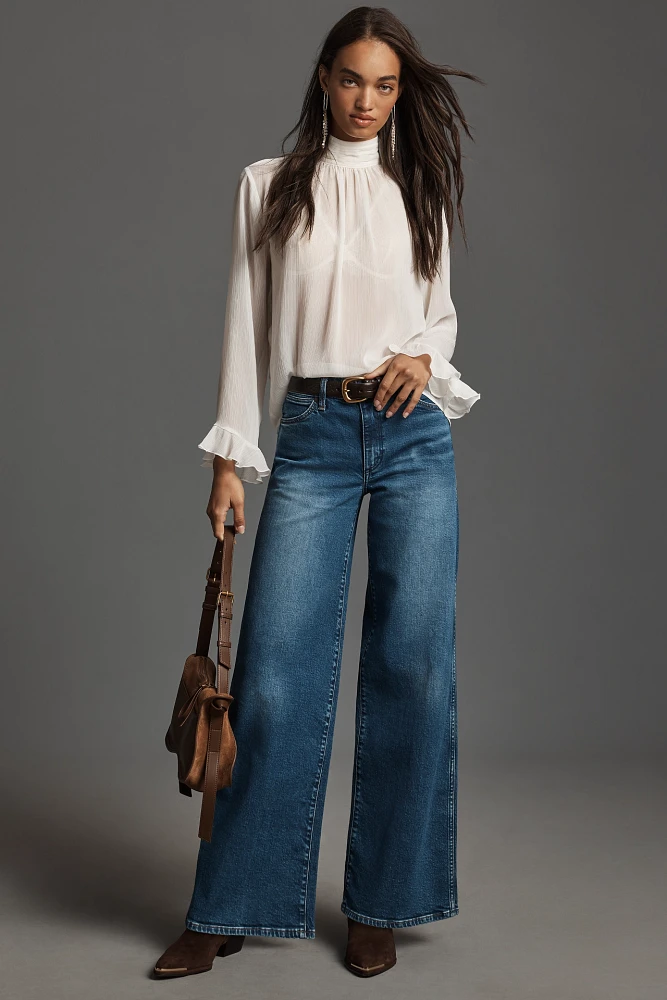 Wrangler Worldwide High-Rise Wide-Leg Jeans