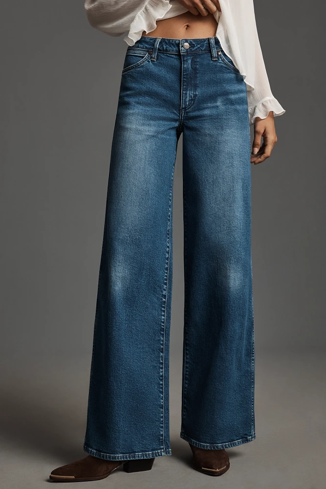 Wrangler Worldwide High-Rise Wide-Leg Jeans