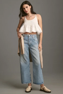 Citizens of Humanity Gaucho Vintage High-Rise Crop Wide-Leg Jeans