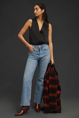 AGOLDE '90s High-Rise Straight Jeans By Blue