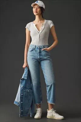 AGOLDE 90s Mid-Rise Crop Straight Jeans