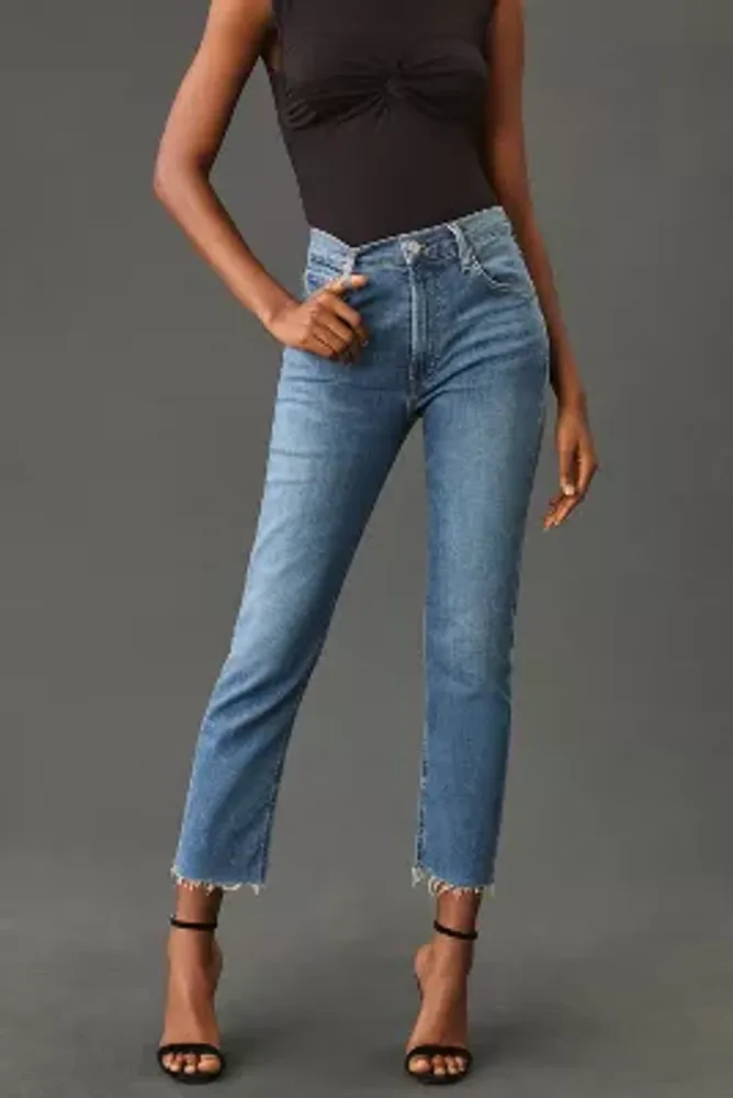 Citizens of Humanity Isola High-Rise Straight Slim Crop Jeans